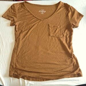 Rue 21  brown favorite v-neck tee